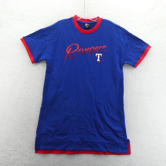 GIII 4Her Dresses & Skirts - GIII 4Her Dress Women Medium Texas Rangers Blue Red Sequin MLB Fan Sweater Dress